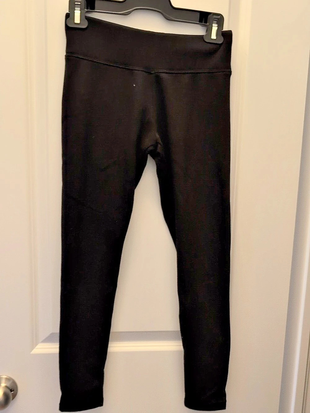Justice Black Leggings Fleece Lining